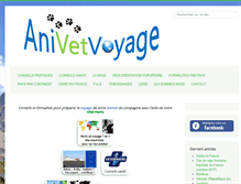 Tablet Screenshot of anivetvoyage.com